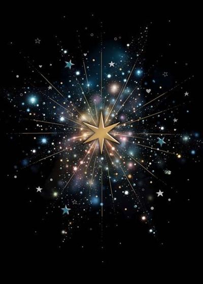 Gold Starburst CARD
