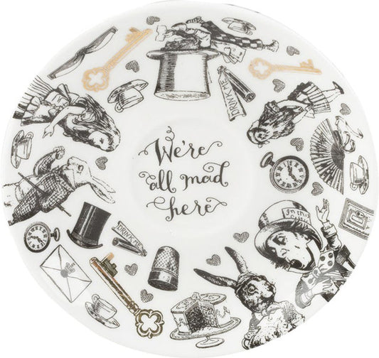 Victoria And Albert Espresso Cup and Saucer, 100ml, Gift Boxed