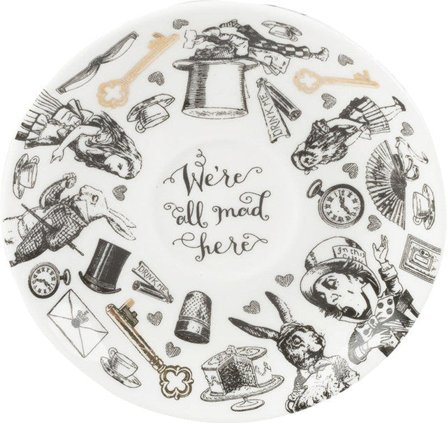 Victoria And Albert Espresso Cup and Saucer, 100ml, Gift Boxed