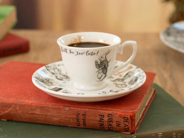 Victoria And Albert Espresso Cup and Saucer, 100ml, Gift Boxed