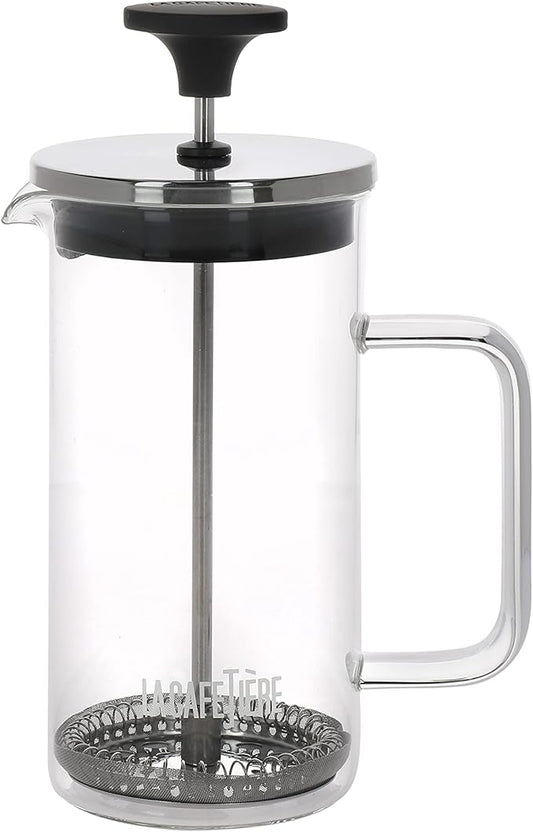 La Cafetiere Glass Cafetiere, Coffee Plunger Three Cup, Clear