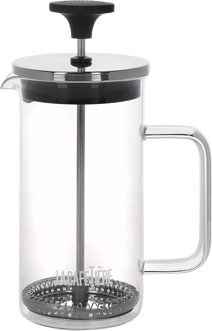 La Cafetiere Glass Cafetiere, Coffee Plunger Three Cup, Clear
