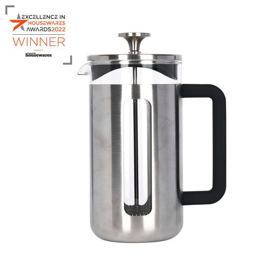 Lc Pisa 8 Cup Cafetiere Brushed Chrome