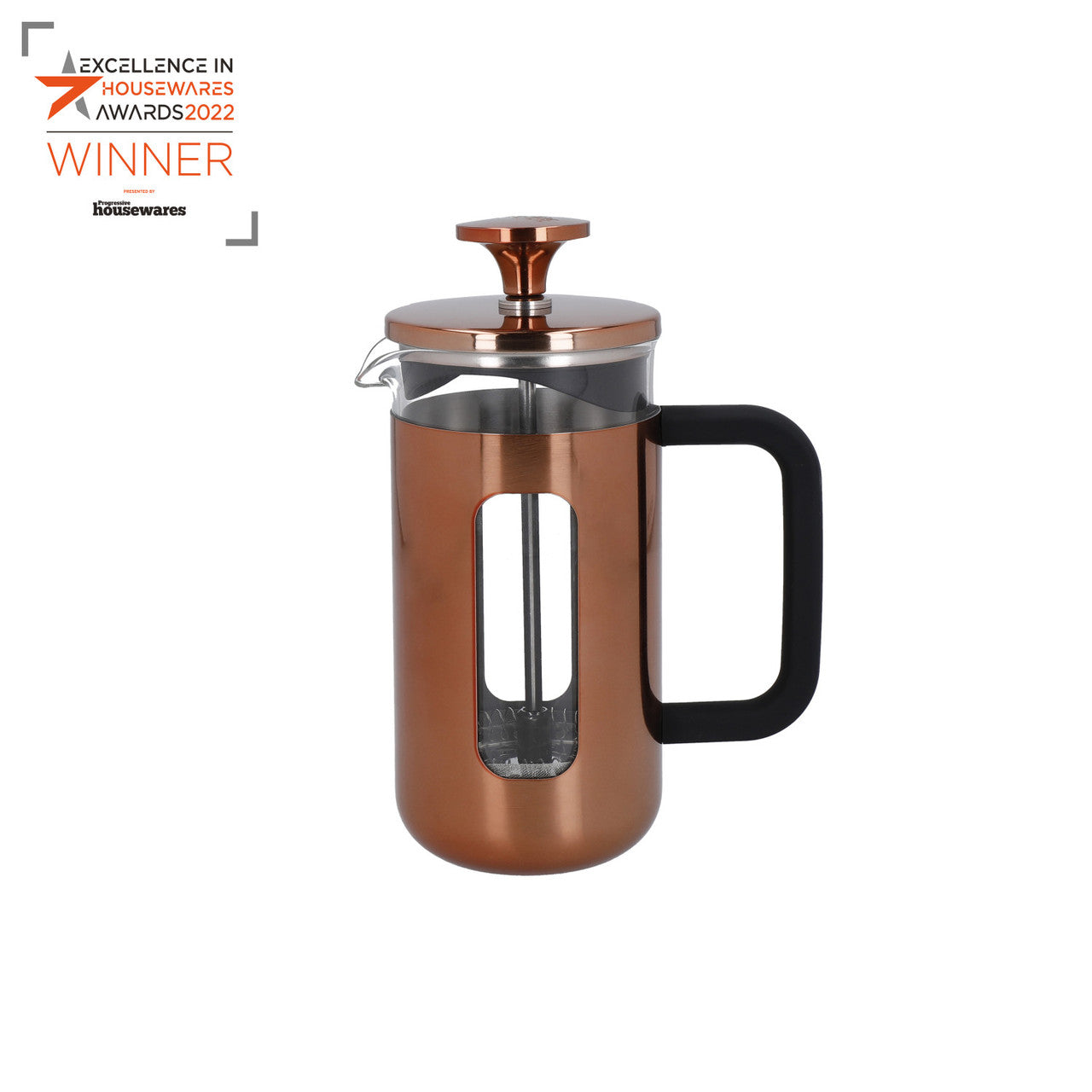 Lc Pisa 3 Cup Cafetiere Copper