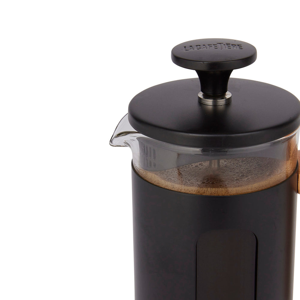 Lc Pisa 3 Cup Cafetiere Blk Wood Handle