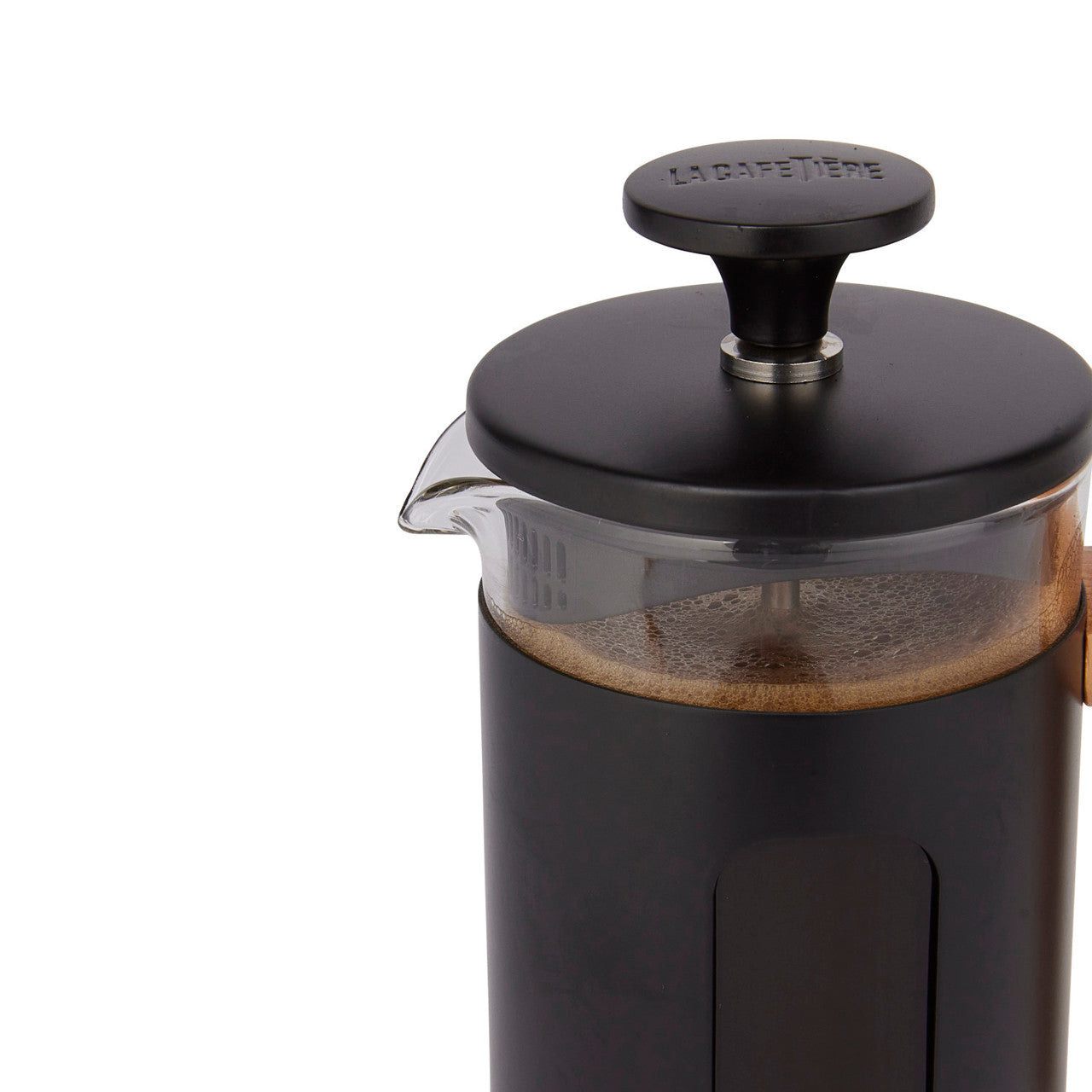 Lc Pisa 3 Cup Cafetiere Blk Wood Handle