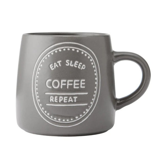 Miaksa Eat Sleep Coffee Repeat Mug - 400Ml