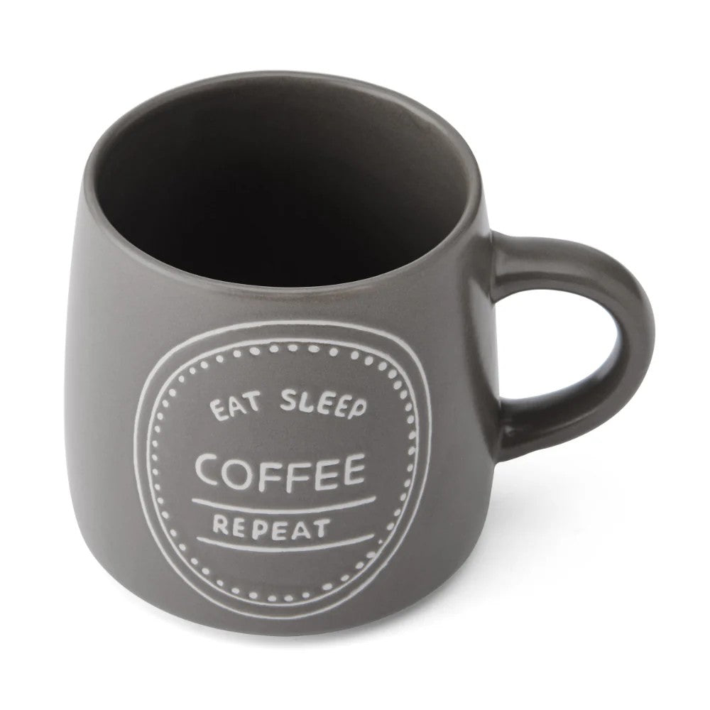 Miaksa Eat Sleep Coffee Repeat Mug - 400Ml