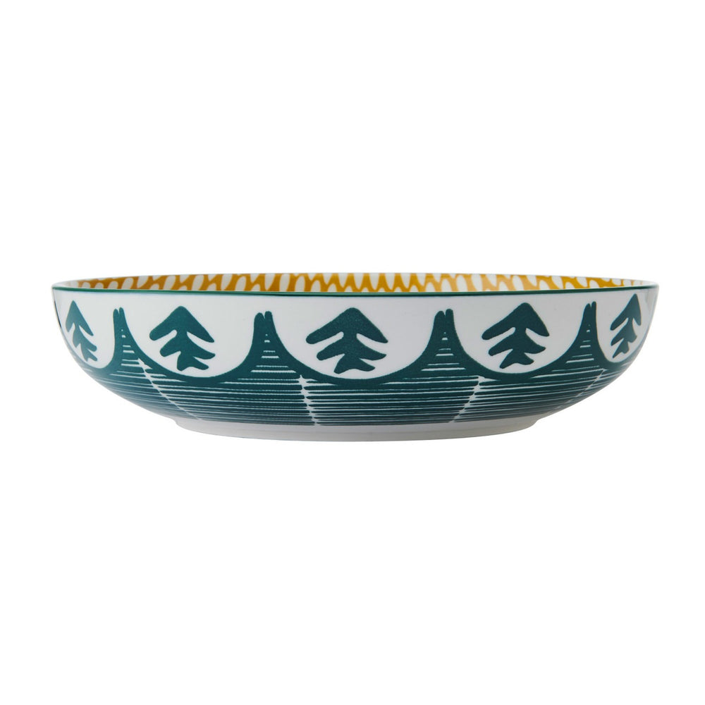 Mikasa Green Leaf Stoneware Bowl, 900Ml, 21 X 5Cm