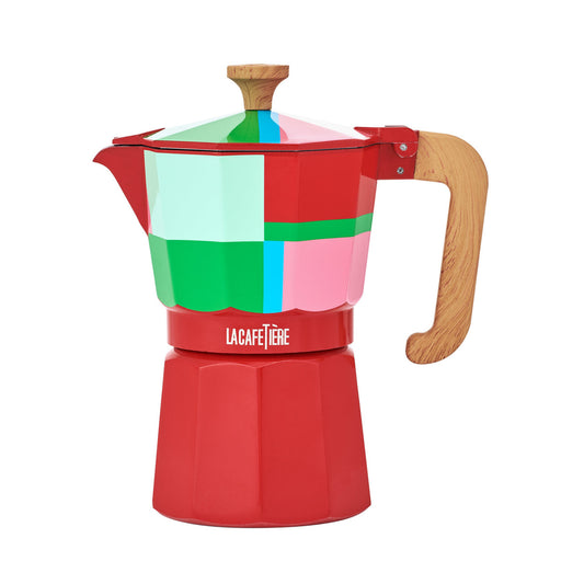 Lc Espresso Maker 6 Cup Clr Block - Aluminium