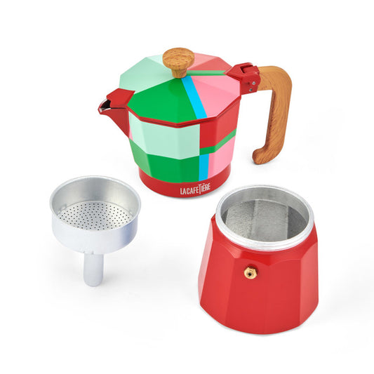 Lc Espresso Maker 6 Cup Clr Block - Aluminium