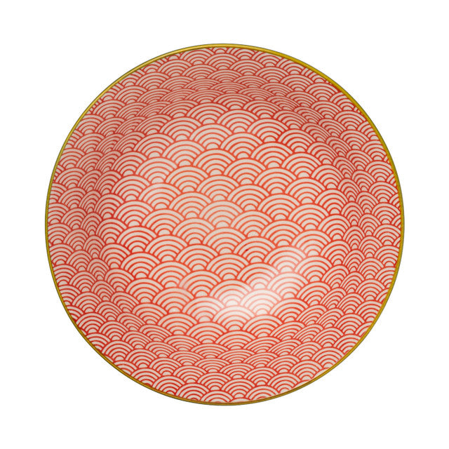 Mikasa Blue Red Arc Ramen Bowl 21Cm