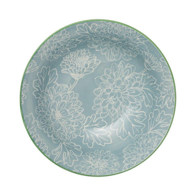MIKASA GREY FLORAL RAMEN BOWL 21CM