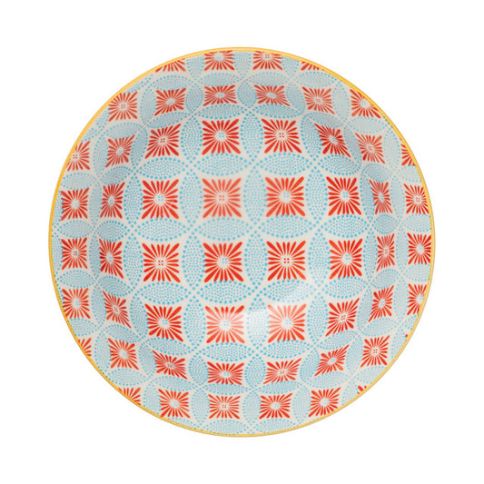 Mikasa Blue Mosaic Ramen Bowl 21Cm