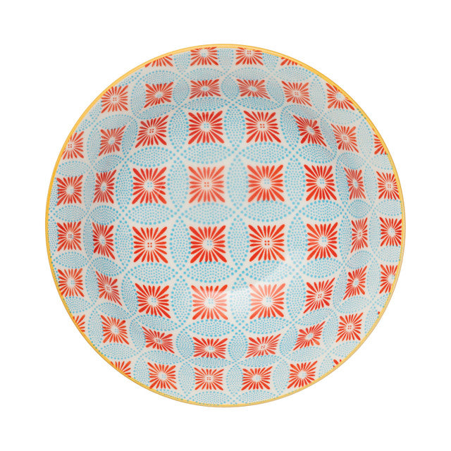 Mikasa Blue Mosaic Ramen Bowl 21Cm