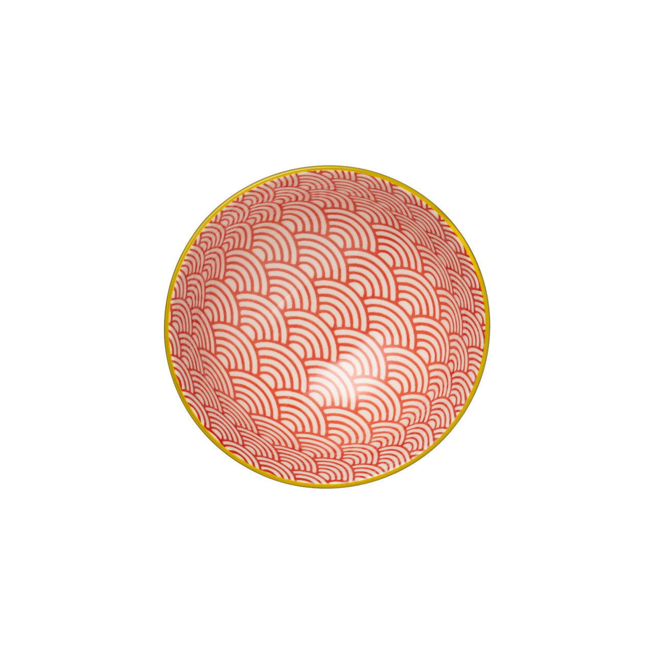 MIKASA BLUE RED ARC NIBBLE BOWL 12CM