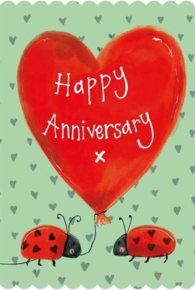 Love Bugs Anniversary CARD