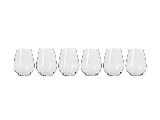 Krosno Harmony Stemless Wine 440Ml Set Of 6