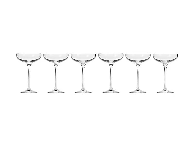 Krosno Harmony Champagne Coupe 6Pc Gift Boxed