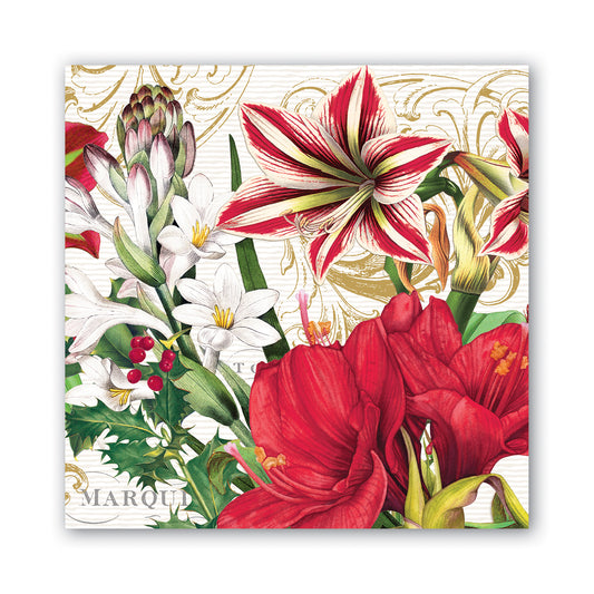 Cocktail Napkins Christmas Bouquet Michel Design Works