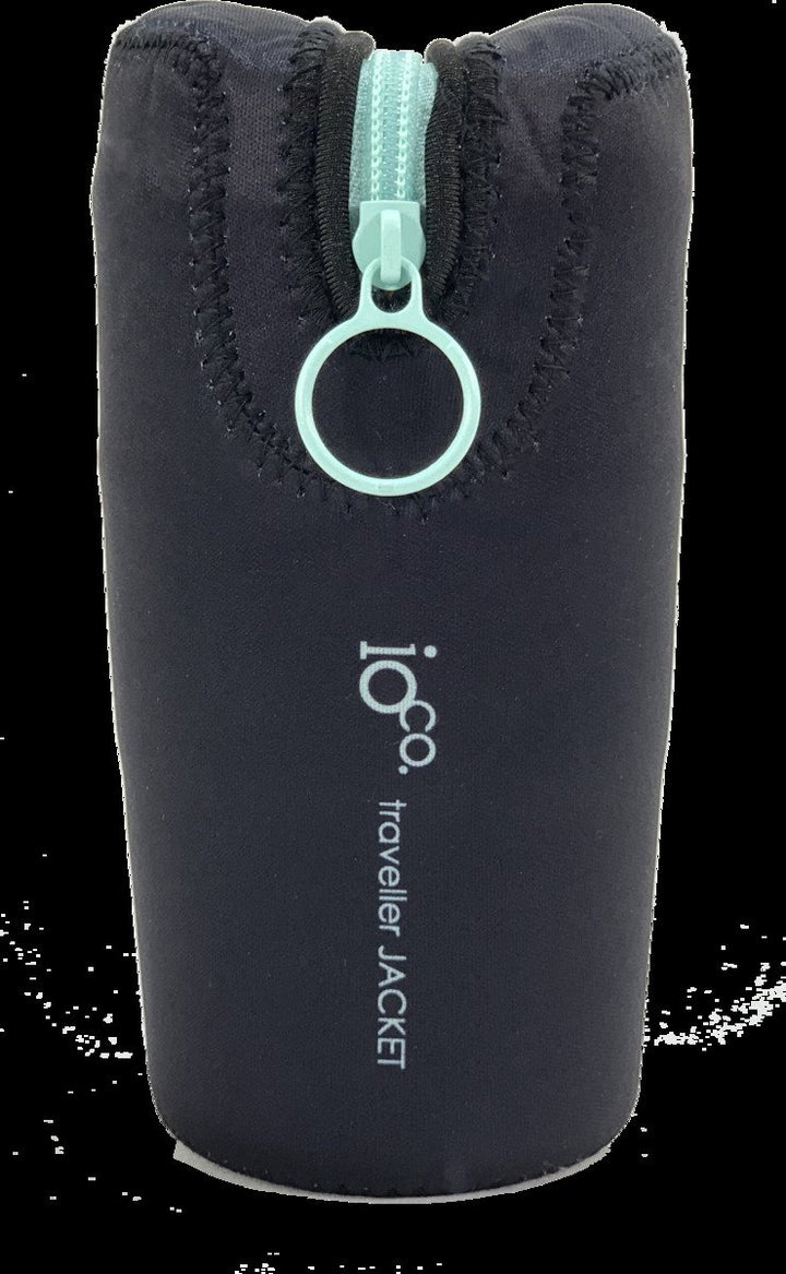 Ioco 12Oz Travel Cup Jacket Accessory - Black | Ocean Blue Zipper