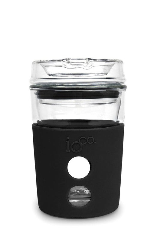 Ioco 4Oz Piccolo All Glass Coffee Traveller - Black