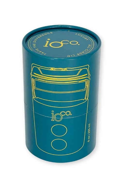 Ioco Glass Travel Mug 8Oz Peacock Green