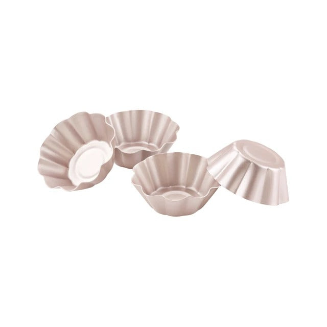 Chefmade Non-Stick Fluted Tartlet Pan 7.7Cm Set Of 4