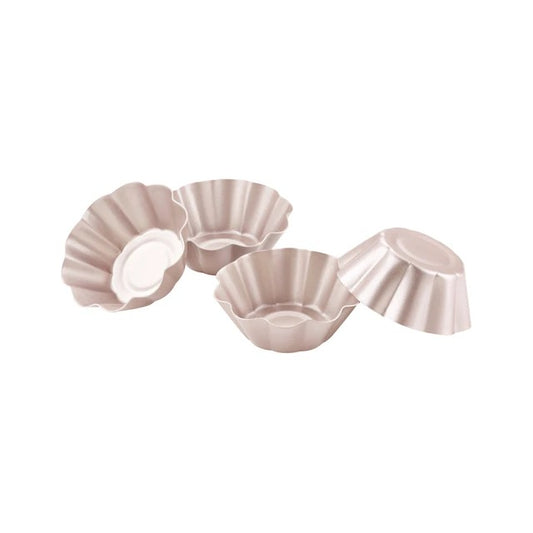 Chefmade Non-Stick Fluted Tartlet Pan 7.7Cm Set Of 4