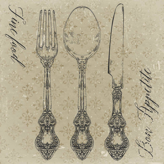 Luncheon Napkins Bon Appetite