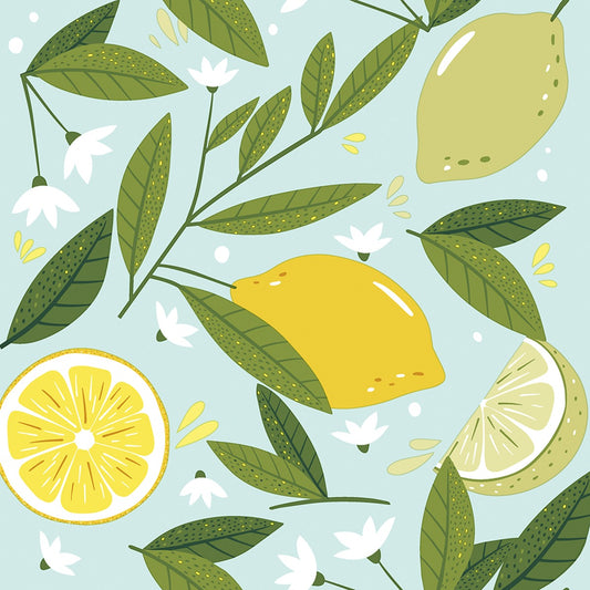 Luncheon Napkins - Lemon Tree