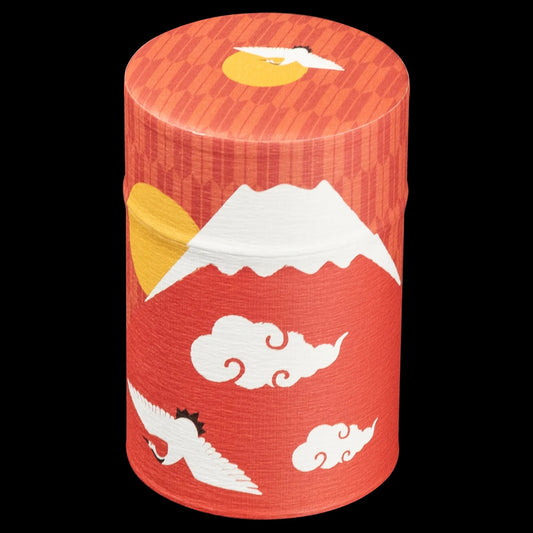 Omotenashi Canisters Fuji Seasons 100g Red Autumn