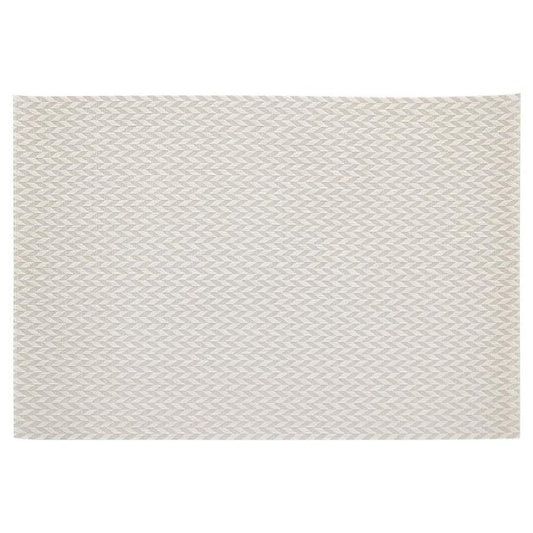Icon Chef Table Placemats - Set Of 6 Grey Herringbone