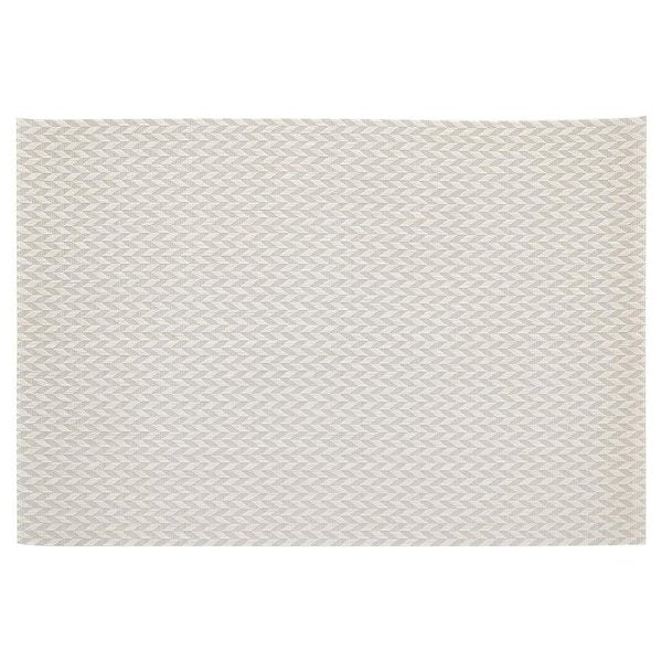 Icon Chef Table Placemats - Set Of 6 Grey Herringbone