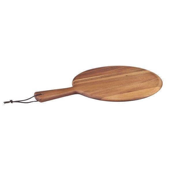 Acacia Wood Paddleboard - Round Dia 30.5x40.5x1.5cm