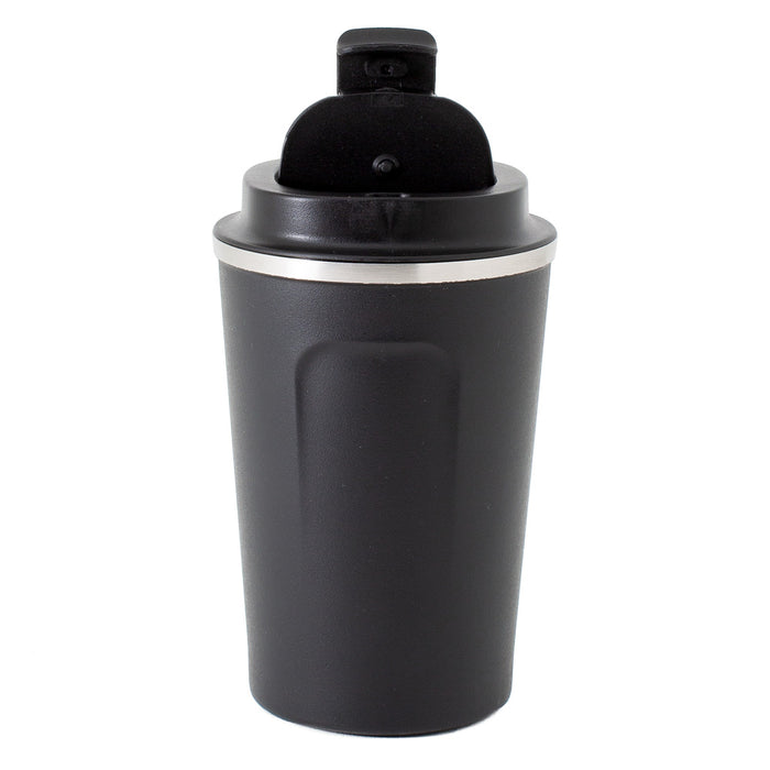 Neoflam Double Walled Stainless Steel Coffee Mug 380Ml - Black