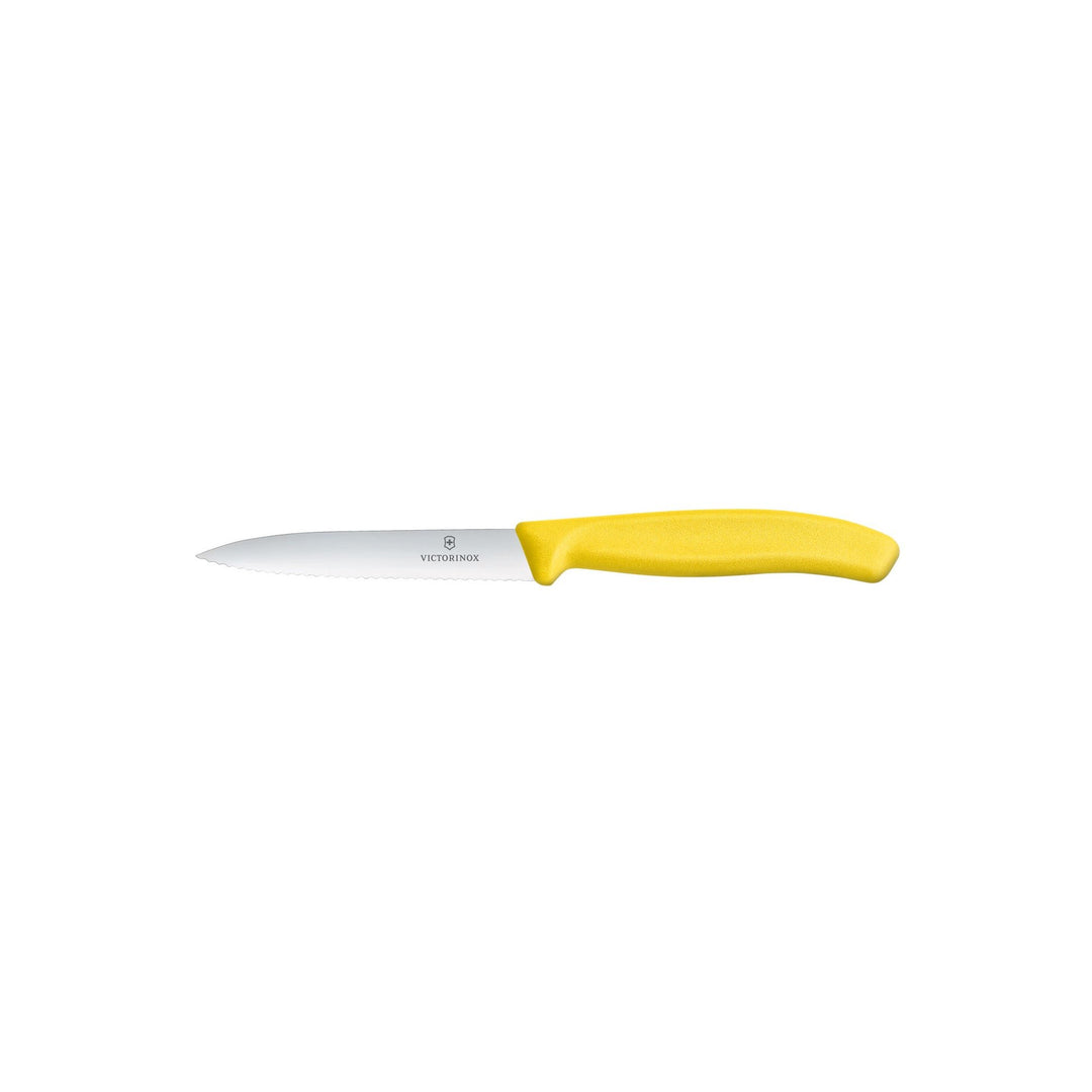 Victx Paring Knife Wavy Serrated 10Cm Yellow Alt 6.7738.C1