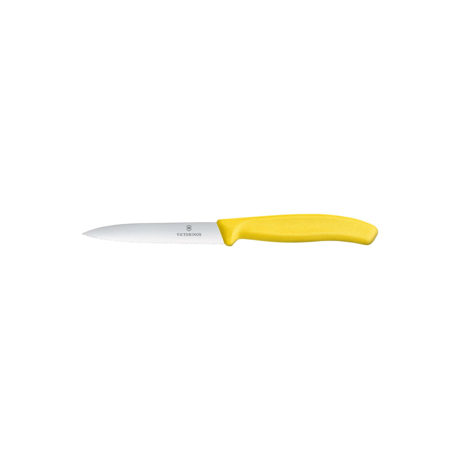 Victx Paring Knife Wavy Serrated 10Cm Yellow Alt 6.7738.C1