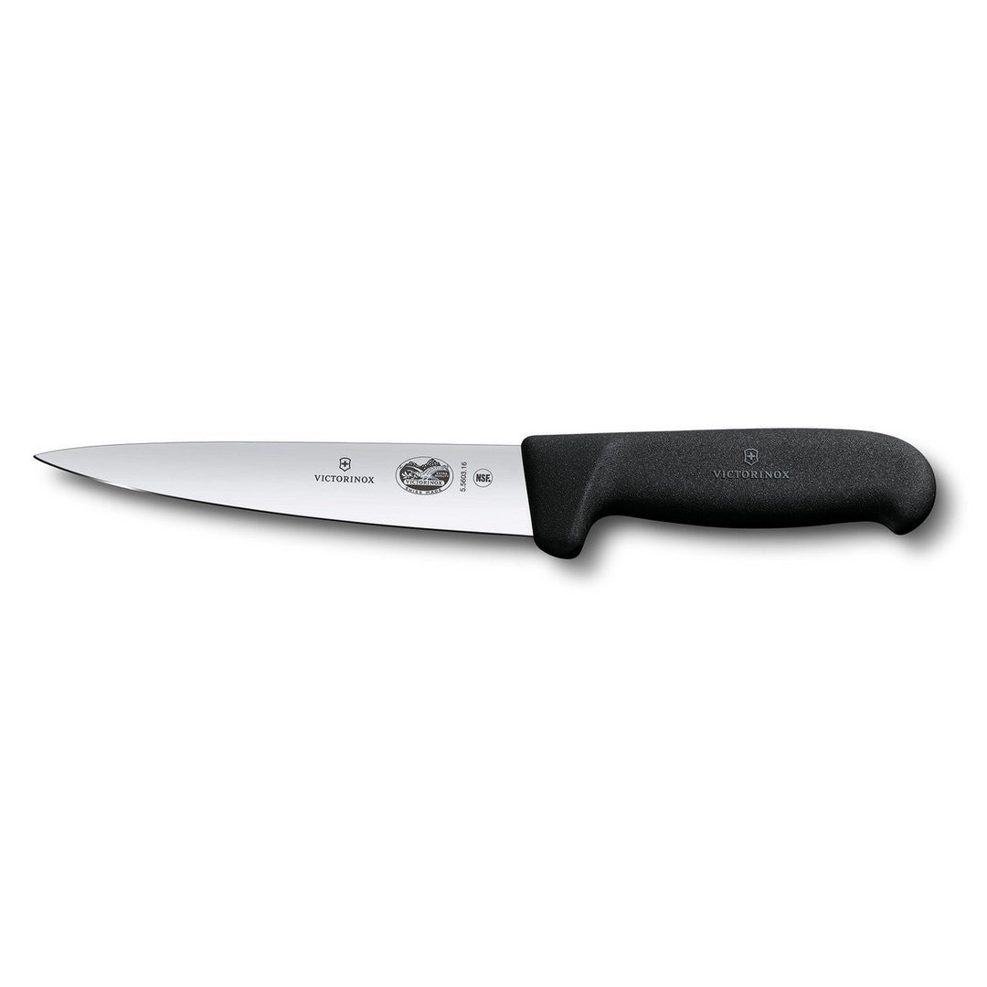 Victorinox Sticking Knife 12Cm Pointed Blade Fibrox Black