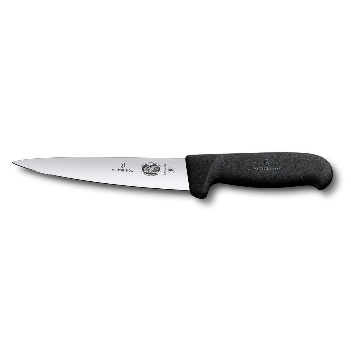 Victorinox Sticking Knife 12Cm Pointed Blade Fibrox Black