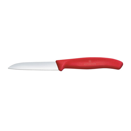 Victorinox Paring Straight Knife 8Cm New Red