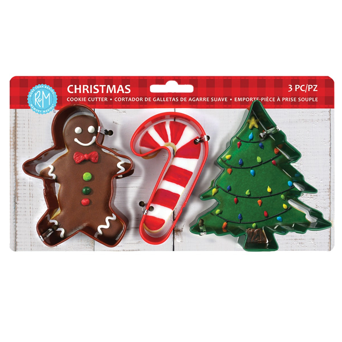 R&M Xmas Cookie Cutter - Set Of 3