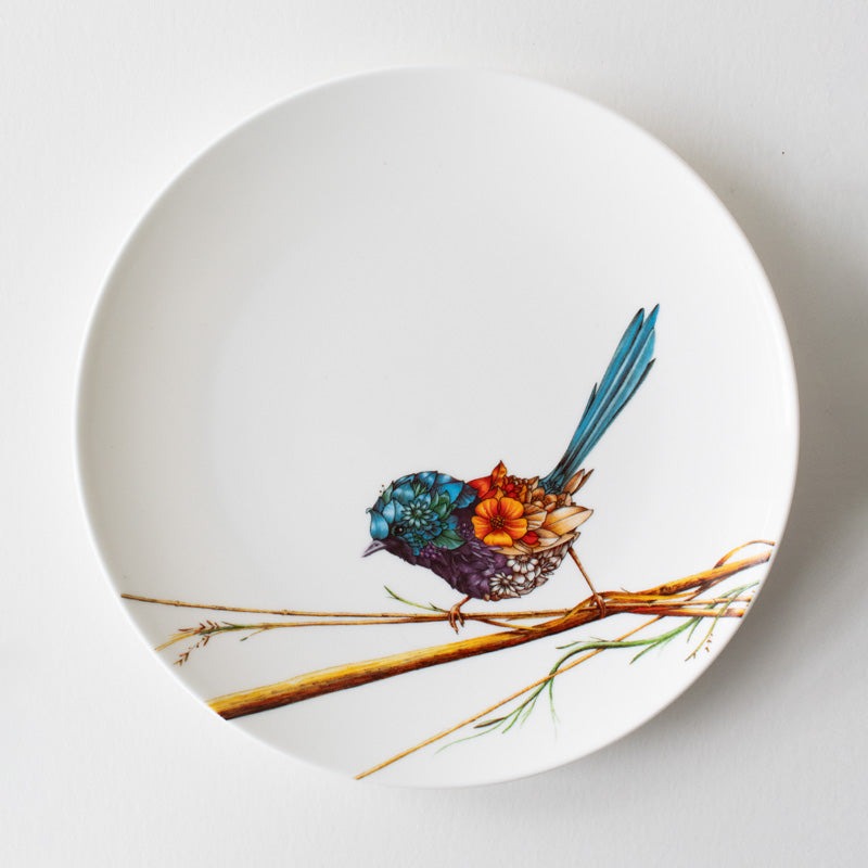 Plate 20cm – Variegated Fairy-wren