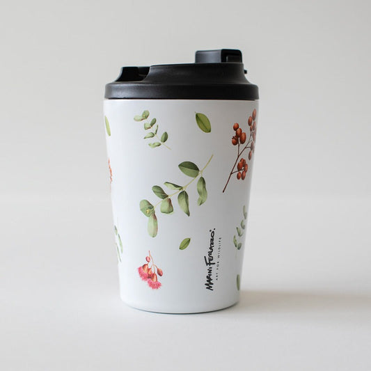 Double Wall Insulated Travel Cup – Kookaburra Portrait 