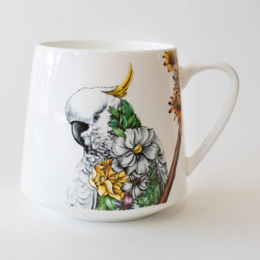 Marini Ferlazzo Mug 450Ml – Sulphur-Crested Cockatoo
