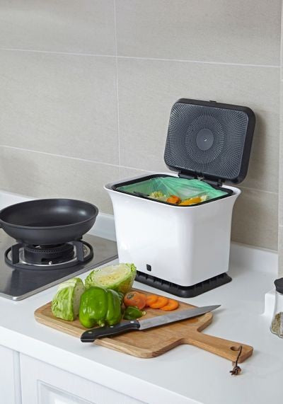 Compost Collector White/ Grey Full Circle