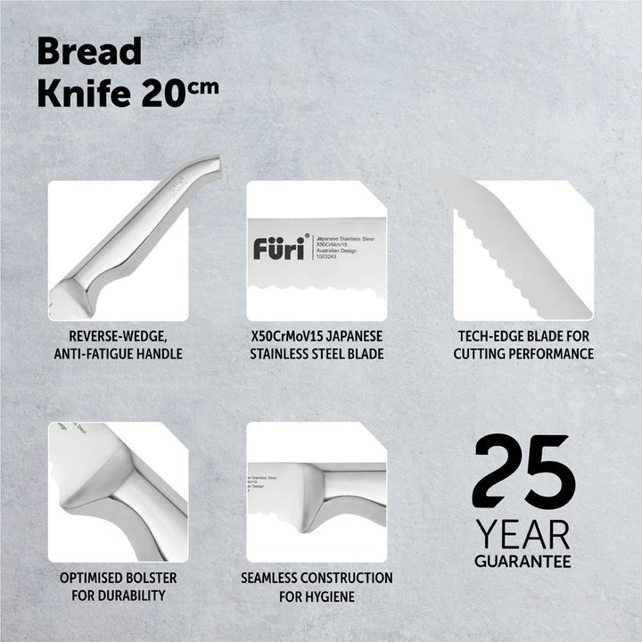 Furi Pro 20cm Bread Knife
