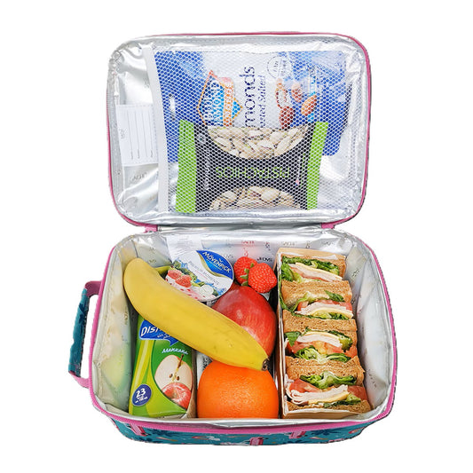 Insulated Lunch Tote Pink Cadillac