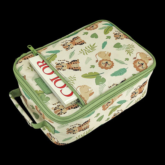 Sachi 'Style 225' Insulated Junior Lunch Bag - (Jungle Buddies)