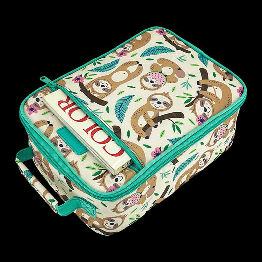 Sachi 'Style 225' Insulated Junior Lunch Bag - (Sleepy Sloths)